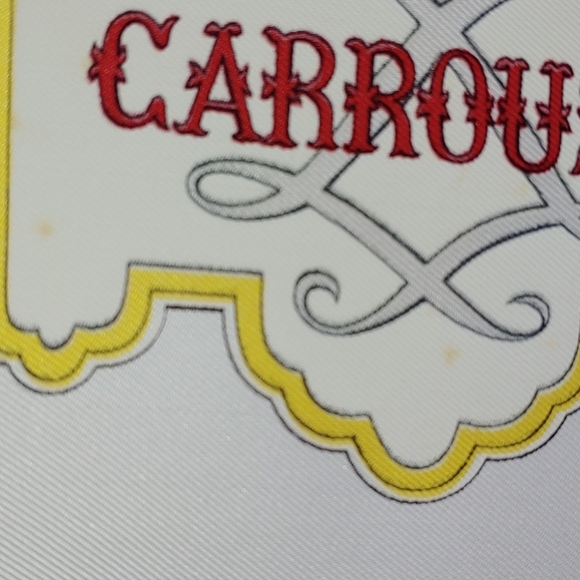 Vintage Hermes Carousel Scarf - Picture 4 of 10